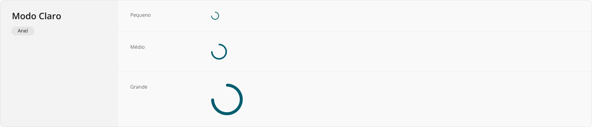 ProgressIndicator - Modo Claro - Anel de progresso