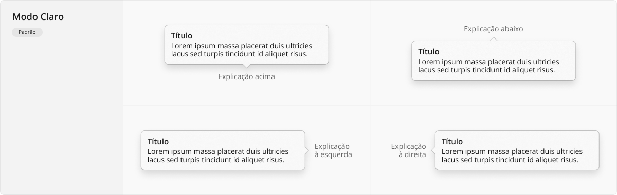 Callout - Modo Claro - Padrão